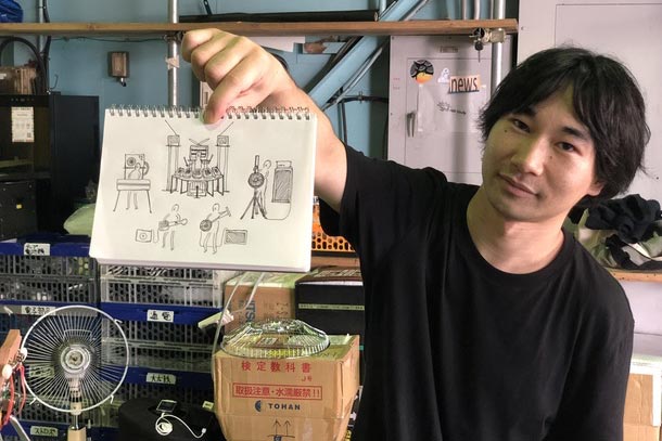 ARTWORKSレポート：和田永、滞在制作スタート！